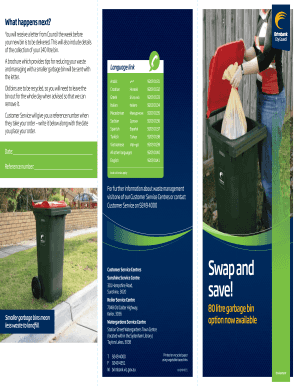 Brimbank Garbage Bin Swap Notice