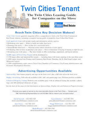 Twin Cities Tenant Magazine Leasing Guide