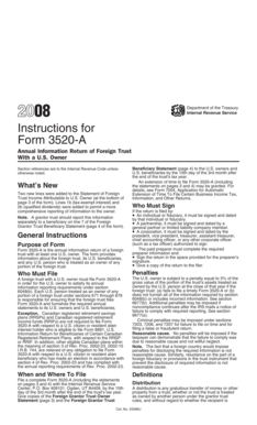 Instructions for Form 3520-A