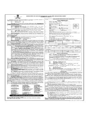 Indian Army Havildar Education Application Form