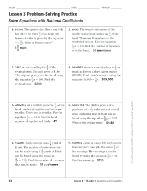 Middle School Math Problem-Solving Practice