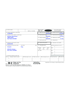 Form W-2 Wage and Tax Statement