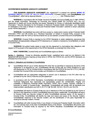 CoverMyMeds Business Associate Agreement