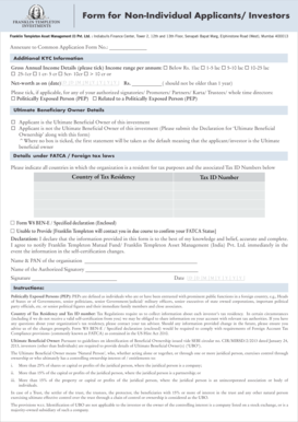 Non-Individual Investor KYC Form