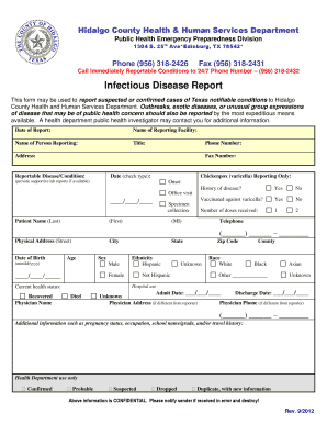Infectious Disease Report