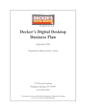 Deckers Business Plan - Loganville High School