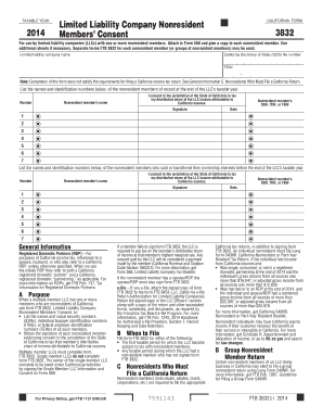 California Nonresident LLC Member Consent Form