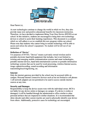 BYOD Student Agreement