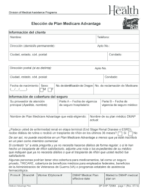 Elección de Plan Medicare Advantage