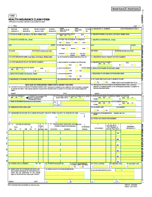 Health Insurance Claim Form