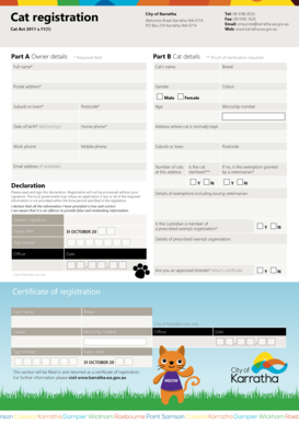 Research paper outline template mla - Cat registration City of Karratha Welcome Road Karratha WA - karratha wa gov