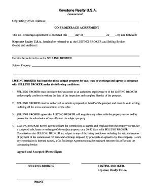 Commercial Co-Brokerage Agreement