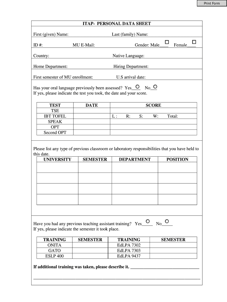 Form preview