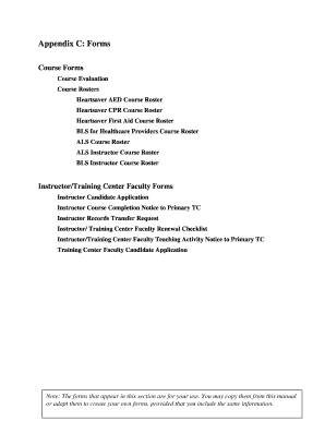 American Heart Association Course Evaluation Form