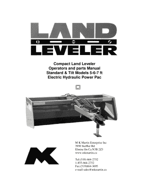 01 Compact Land Leveler Coverdoc - mkmartin