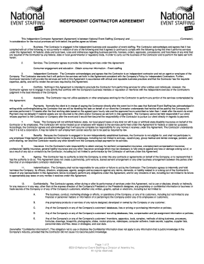 Independent Contractor Agreement