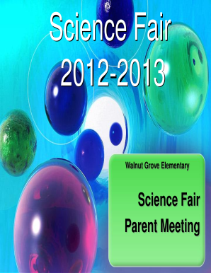 Timeline example in research - Science Fair b2012b-2013