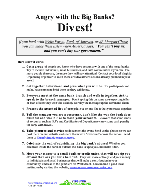 Divestment Letter Template