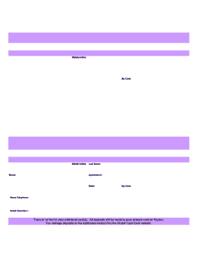 Global Cash Card Paycard Enrollment Form