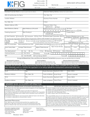 Merchant Application Form