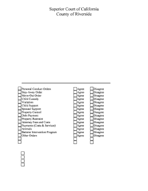 Response to Request for Domestic Violence Restraining Order