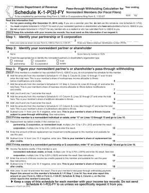 Illinois Pass-Through Withholding Calculation