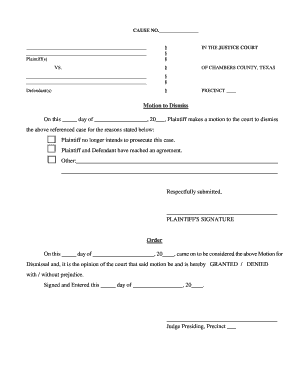 Motion to Dismiss
