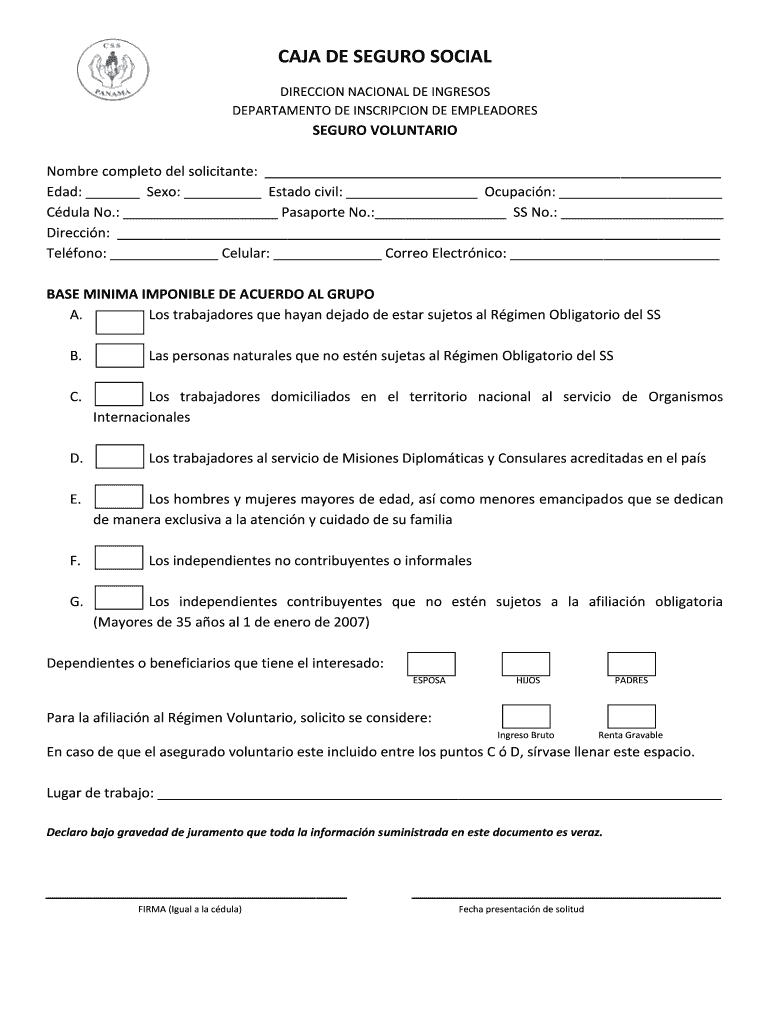 DIRECCION NACIONAL DE INGRESOS DEPARTAMENTO DE INSCRIPCION DE Vista previa en la página 1