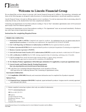 Lincoln Financial Group Producer Agreement