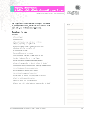 Pregnancy Decision-Making Guide
