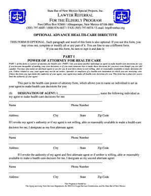 New Mexico Advance Health-Care Directive