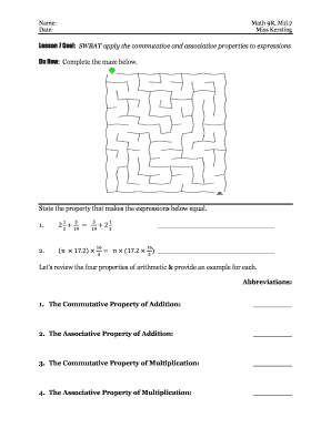 Math 9R Lesson 7 Worksheet