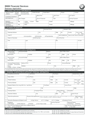 BMW Financial Services Business Application