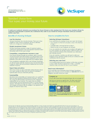 Australian Superannuation Standard Choice Form