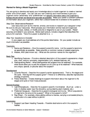 Student Resource Submitted by Mari Knutson Herbert Lynden HS - baliga systemsbiology