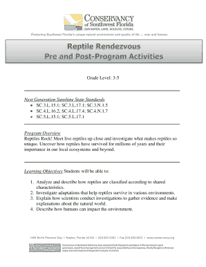Reptiles Rock Educational Program