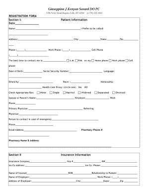 Patient Registration Form