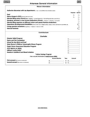 Arkansas Tax Forms