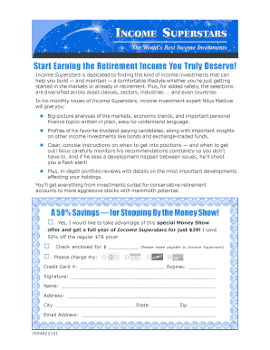 Income Superstars Subscription Form