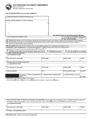 UCC Financing Statement Amendment