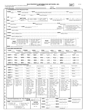 Multi-Family Property Listing Form