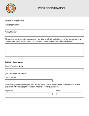 North Carolina Pre-Kindergarten Program Application