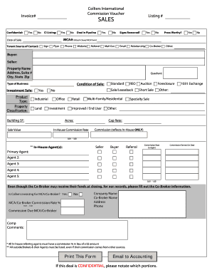 Colliers International Commission Voucher