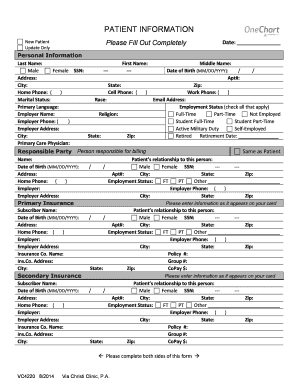 Patient Information Form