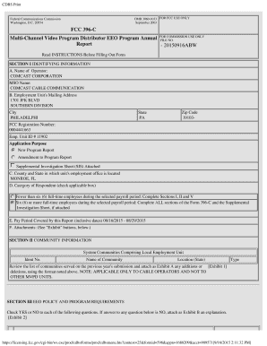 FCC Form 396-C EEO Program Annual Report