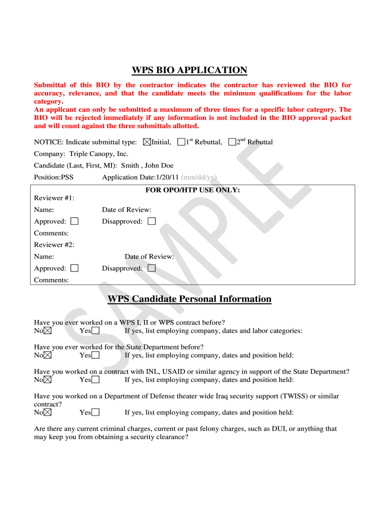 Candidate Personal Information - LaSorsa amp Associates Preview on Page 1