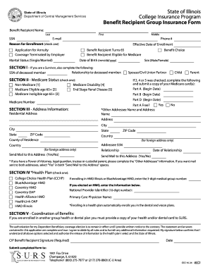 Illinois College Insurance Program Enrollment Form