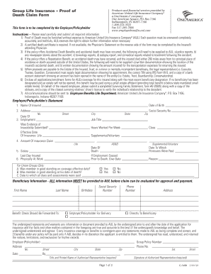 American United Life Insurance Death Claim Form