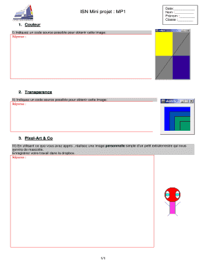 Student Mini Project Form