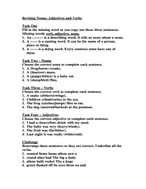 English Grammar Worksheet